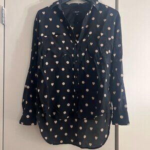 Madewell Silk Blouse size medium